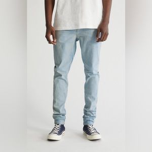 PacSun Stacked Skinny Stretch Light Denim Blue Wash Jeans 32